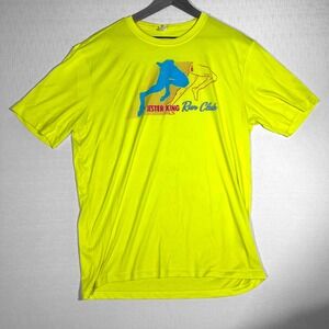 Jester King Brewery Run Club T-Shirt Sport-Tek Mens XXL T-Shirt Neon Yellow ATX